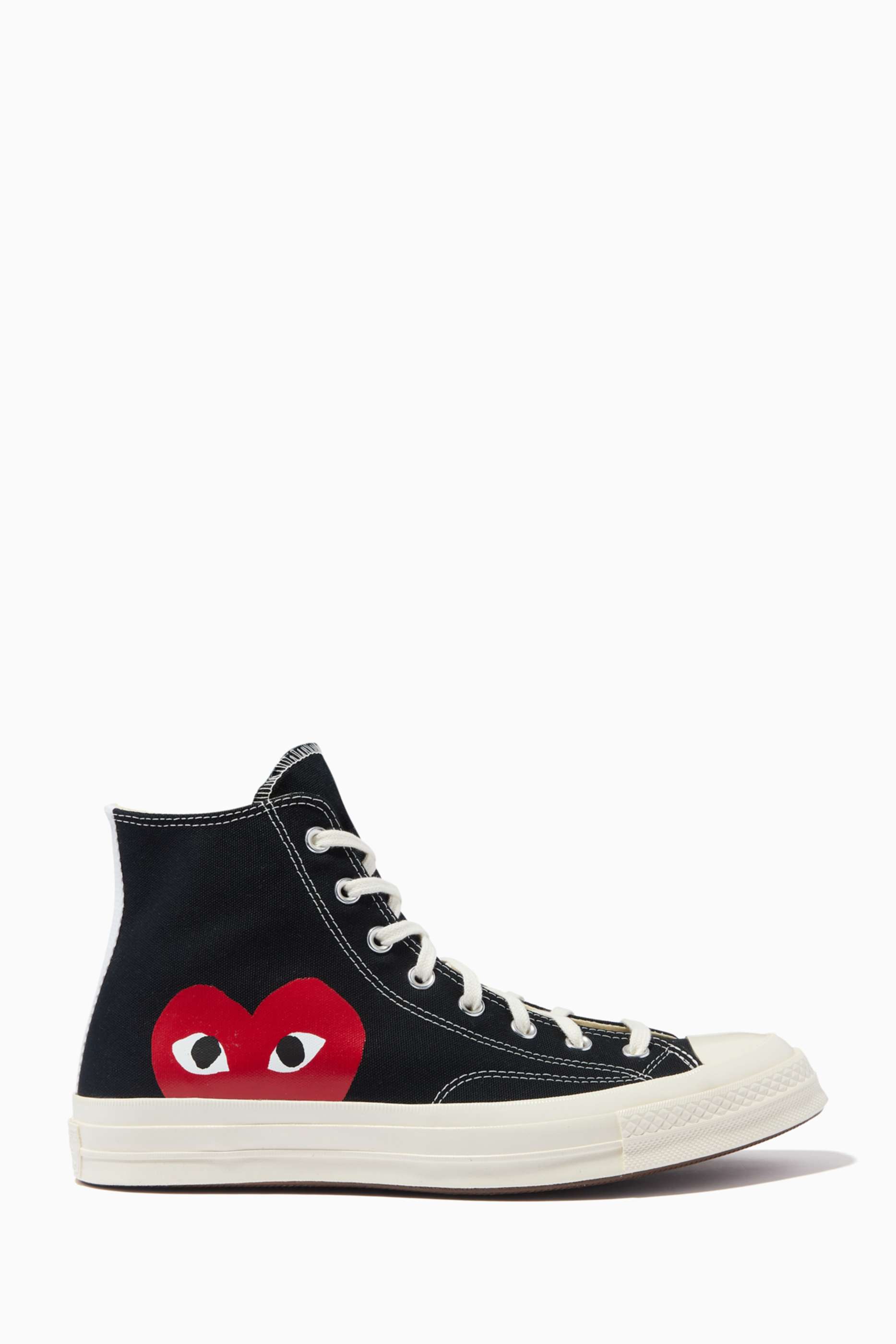 Monopoly shore belt Shop Play By Comme des Garcons Black x Converse Chuck 70 High Top Sneakers  in Canvas for Men | Ounass Saudi
