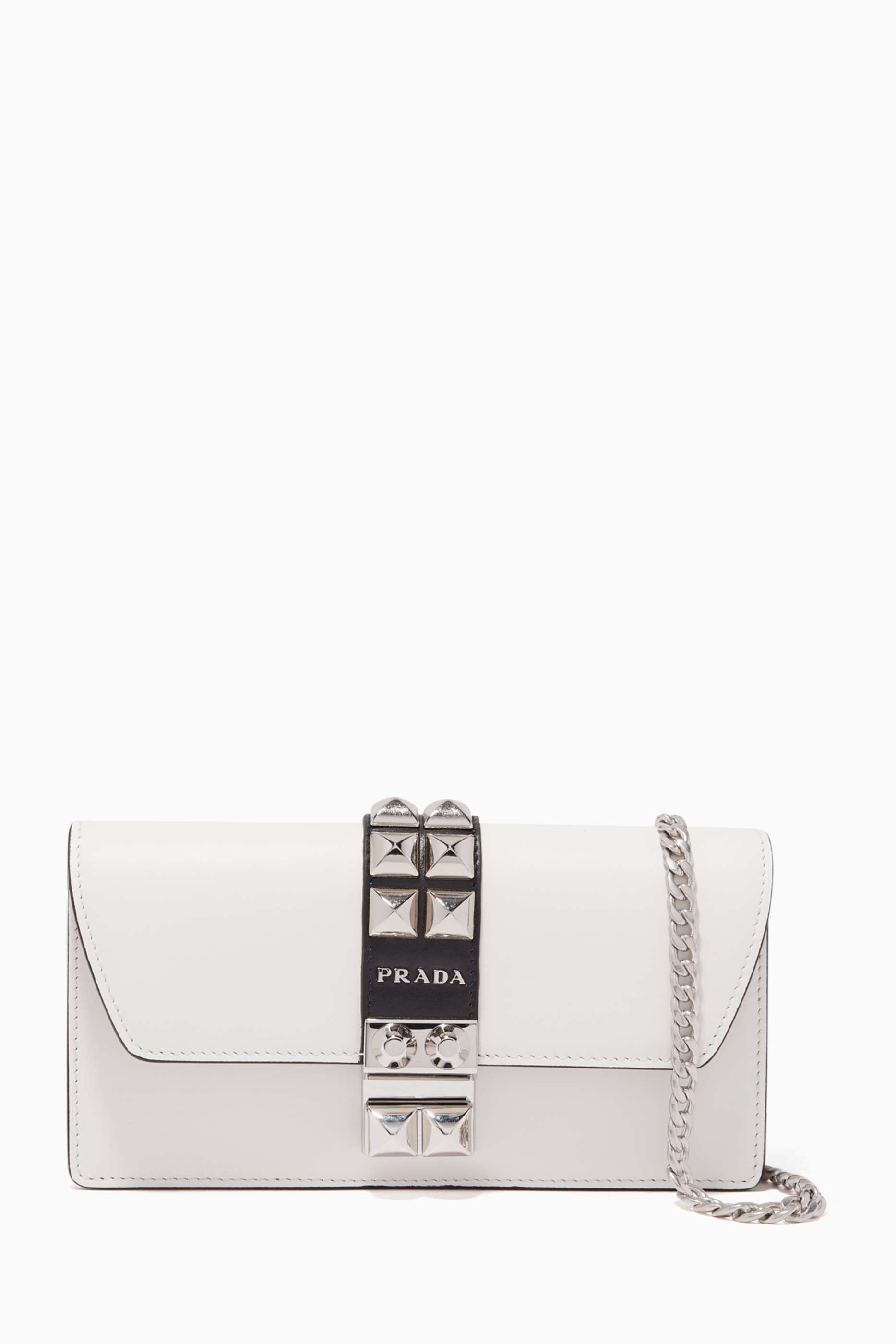 White White Leather Elektra Mini-Bag 